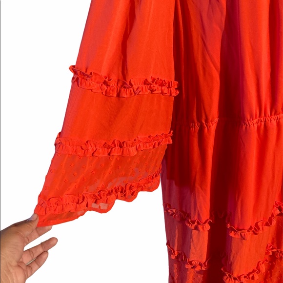 Alexis for Target Angel Sleeve Tiered Ruffle Dress - Picture 2 of 8